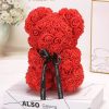 Blommar Röd Ros Nalle - Romeo